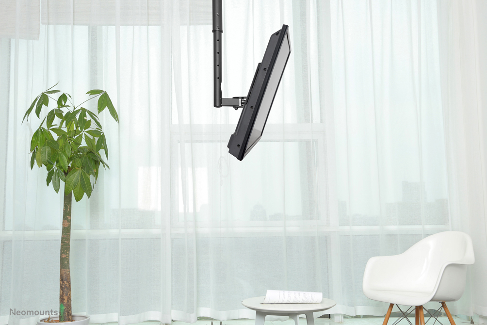 Neomounts FPMA-C060BLACK Supporto monitor/TV a soffitto 10-40" - alt. 60-85 cm
